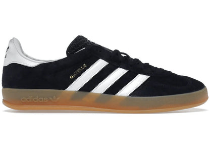 Adidas Gazelle Black White Gum - PLUGSNEAKRS