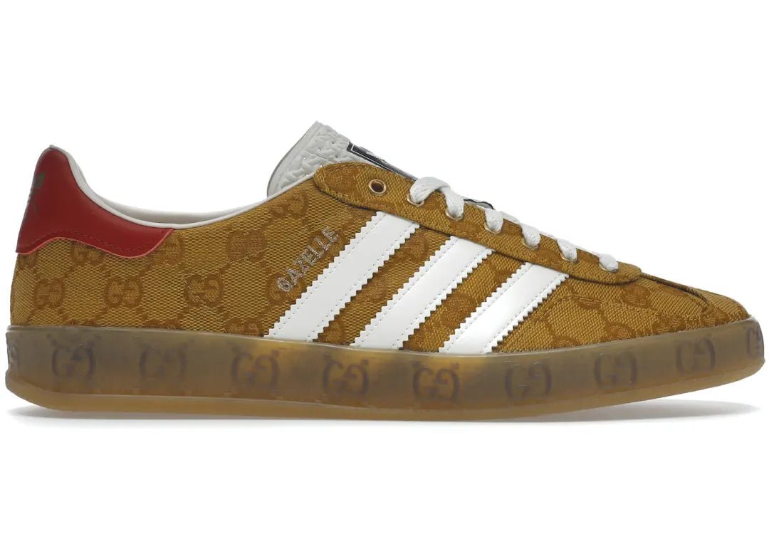 Adidas Gazelle Gucci Original GG Beige Brown - PLUGSNEAKRS