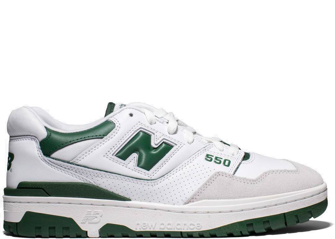 New Balance 550 White Green - PLUGSNEAKRS