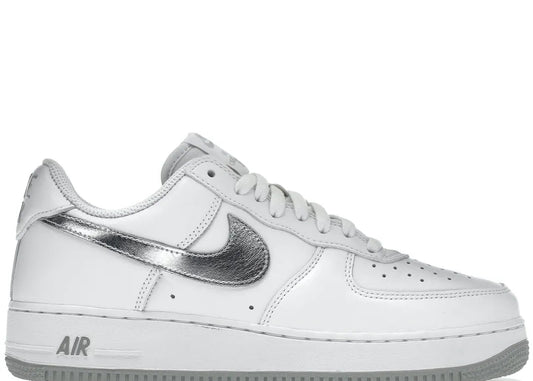 Nike Air Force 1 '07 Low Color of the Month White Metallic Silver - PLUGSNEAKRS