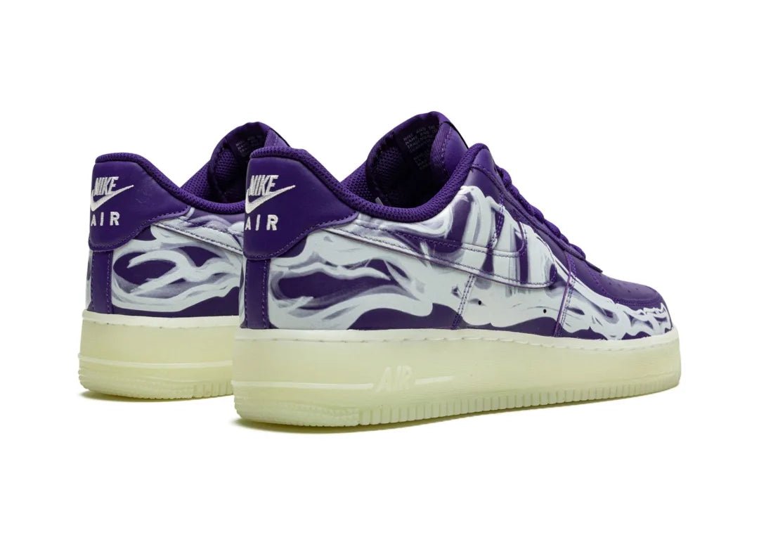 Nike Air Force 1 Low '07 QS Purple Skeleton Halloween - PLUGSNEAKRS