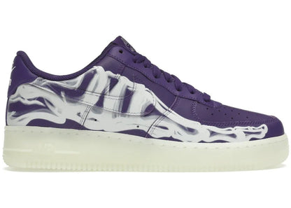 Nike Air Force 1 Low '07 QS Purple Skeleton Halloween - PLUGSNEAKRS