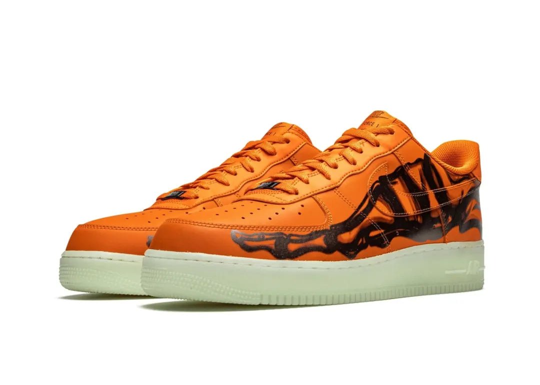 Nike Air Force 1 Low Orange Skeleton Halloween - PLUGSNEAKRS