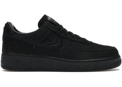 Nike Air Force 1 Low Stussy Black - PLUGSNEAKRS