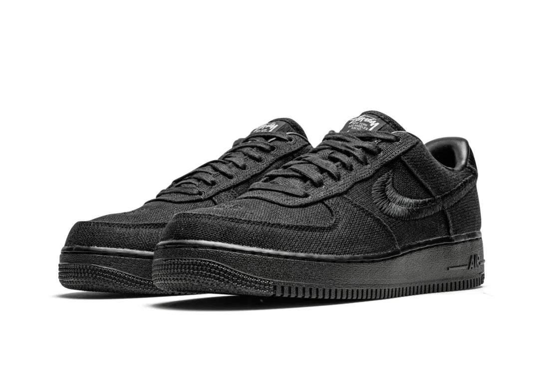 Nike Air Force 1 Low Stussy Black - PLUGSNEAKRS