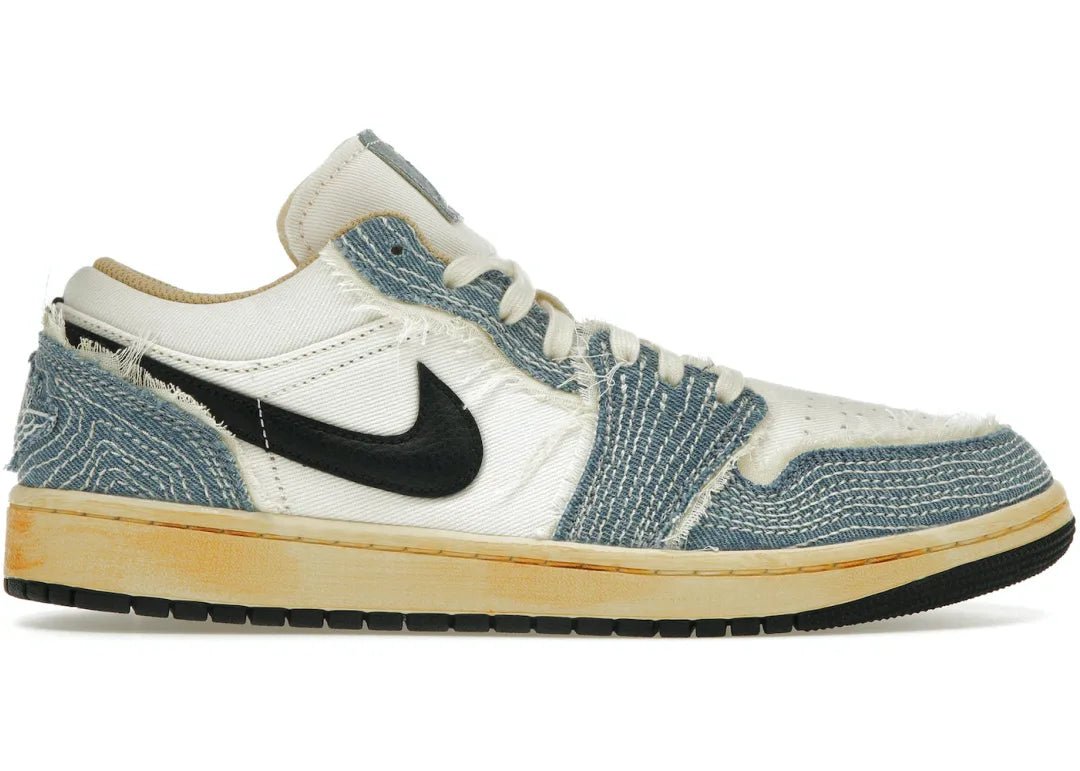 Nike Air Jordan 1 Low SE WRMK Sashiko Denim - PLUGSNEAKRS