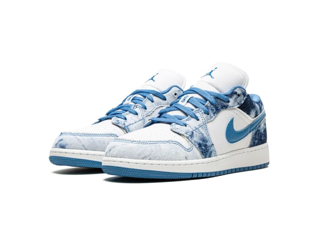 Nike Air Jordan 1 Low Washed Denim (GS) - PLUGSNEAKRS