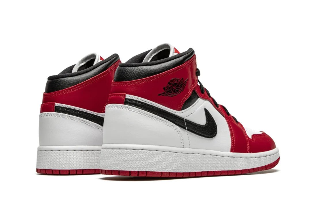 Nike Air Jordan 1 Mid Chicago (GS) - PLUGSNEAKRS