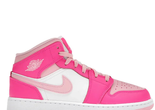 Nike Air Jordan 1 Mid Fierce Pink (GS) - PLUGSNEAKRS