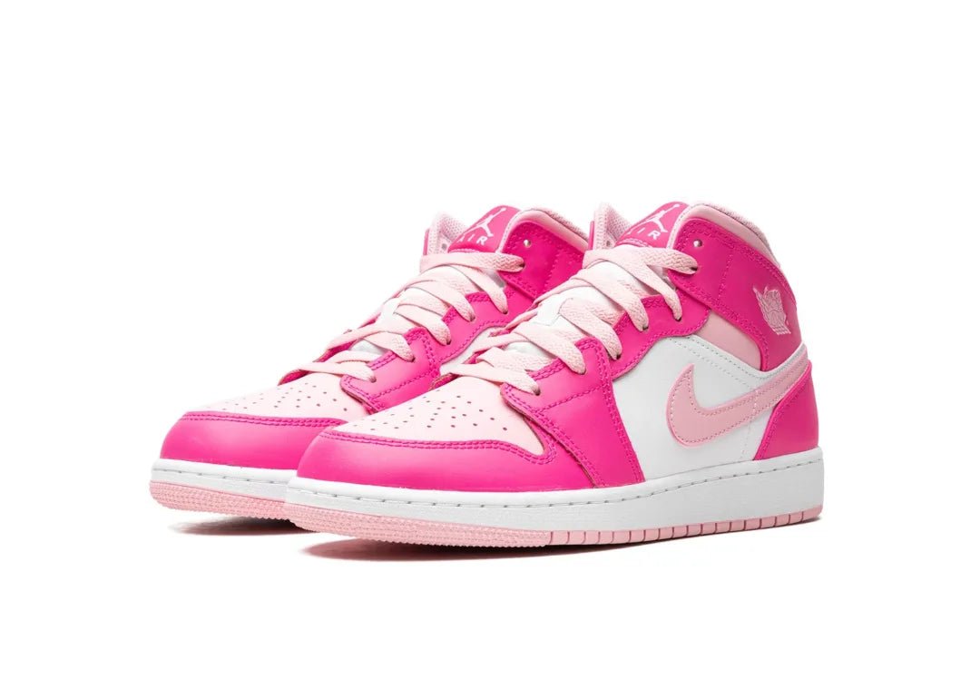 Nike Air Jordan 1 Mid Fierce Pink (GS) - PLUGSNEAKRS