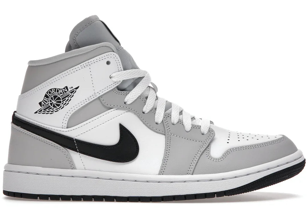 Nike Air Jordan 1 Mid Light Smoke Grey - PLUGSNEAKRS