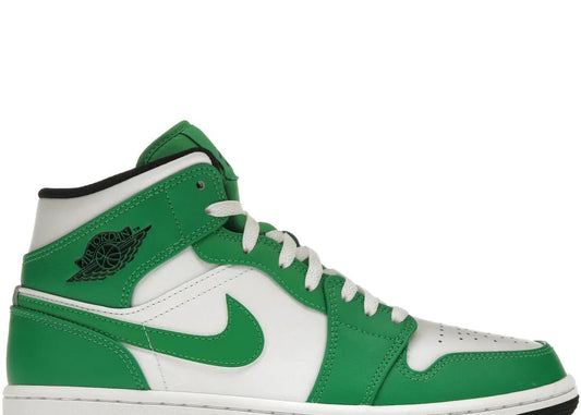 Nike Air Jordan 1 Mid Lucky Green - PLUGSNEAKRS