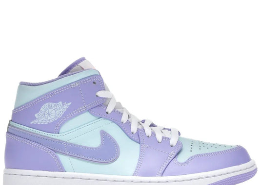 Nike Air Jordan 1 Mid Purple Aqua - PLUGSNEAKRS