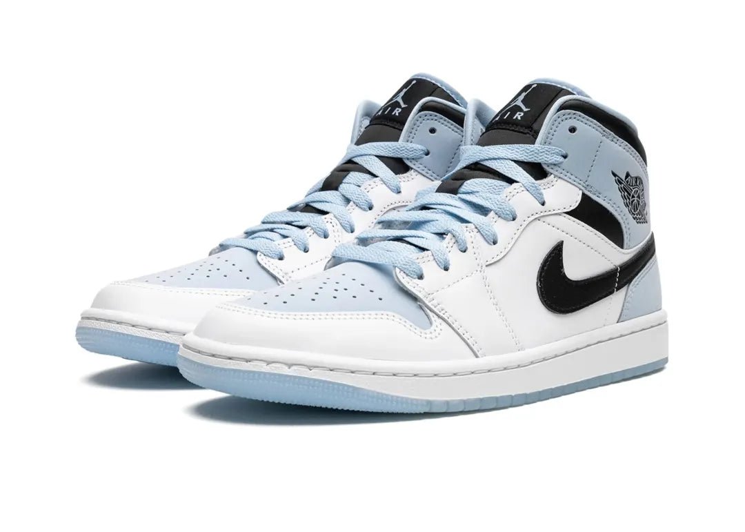 Nike Air Jordan 1 Mid SE Ice Blue - PLUGSNEAKRS