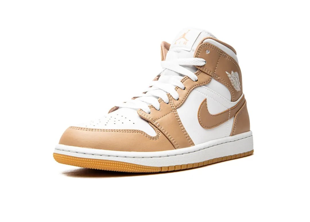 Nike Air Jordan 1 Mid Tan Gum - PLUGSNEAKRS