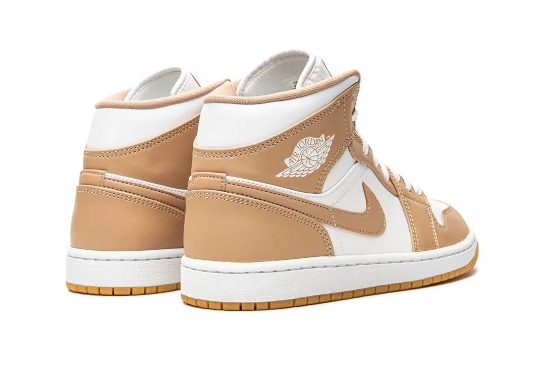 Nike Air Jordan 1 Mid Tan Gum - PLUGSNEAKRS