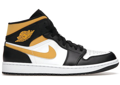 Nike Air Jordan 1 Mid White Pollen Black - PLUGSNEAKRS