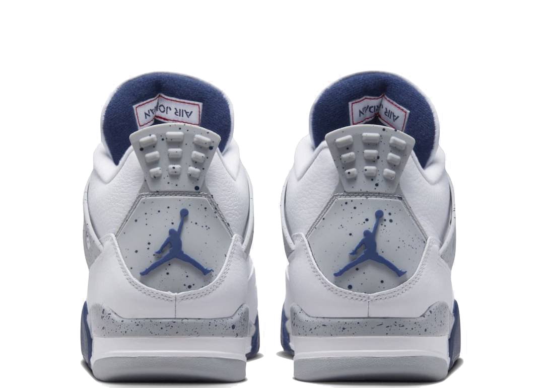 Nike Air Jordan 4 Retro White Midnight Navy