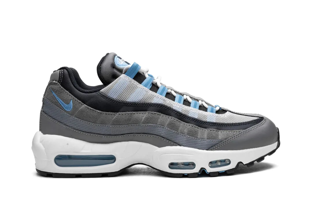 Nike Air Max 95 Cool Grey University Blue Dark Obsidian - PLUGSNEAKRS