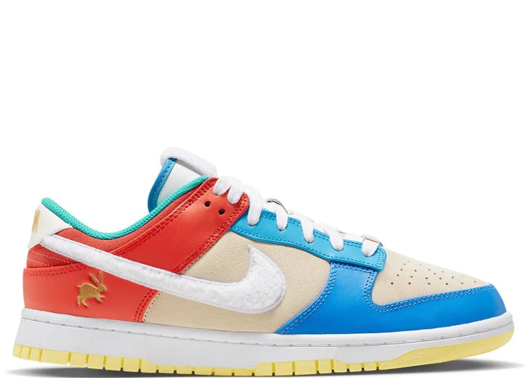 Nike Dunk Low Retro PRM Year of the Rabbit Blue Orange Cream - PLUGSNEAKRS