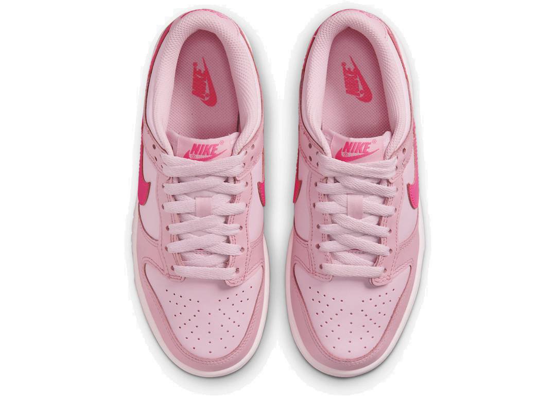 Nike Dunk Low Triple Pink (GS) - PLUGSNEAKRS