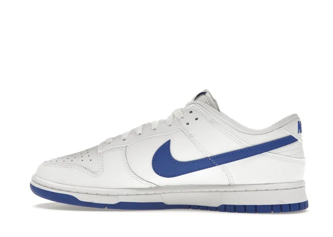 Nike Dunk Low White Hyper Royal - PLUGSNEAKRS