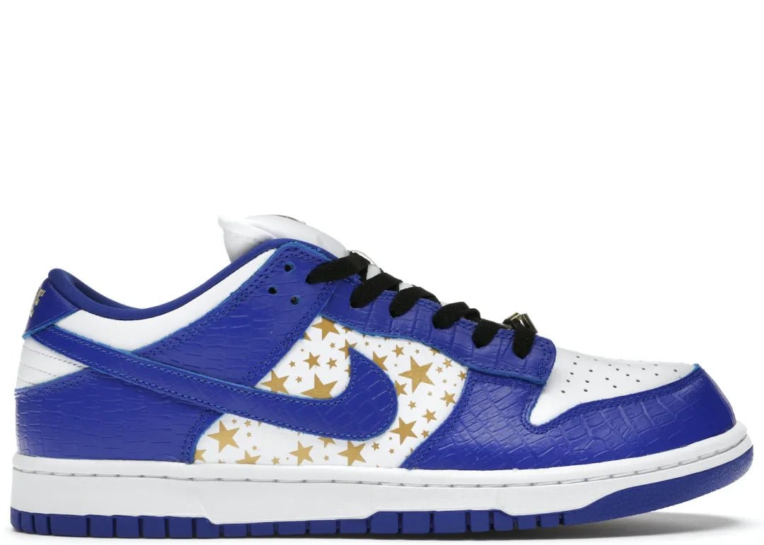 Nike SB Dunk Low Supreme Stars Hyper Royal - PLUGSNEAKRS