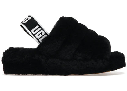 UGG Fluff Yeah Slide Black (W)